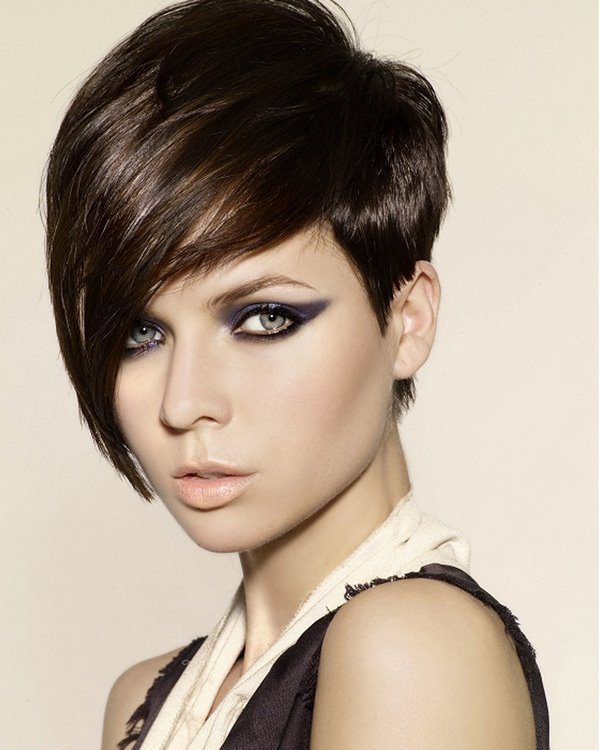 modern short hairstyles with bangs