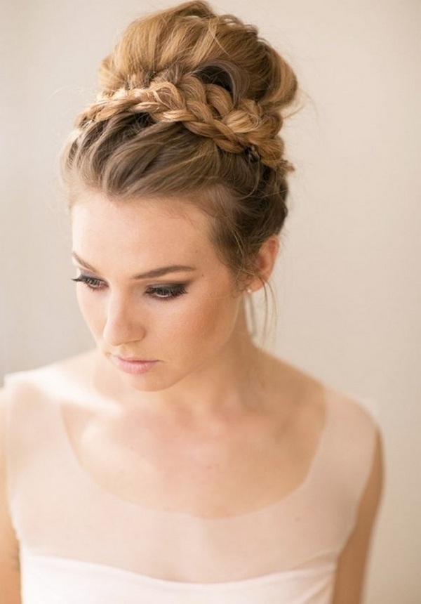 formal updos for thin hair with braids