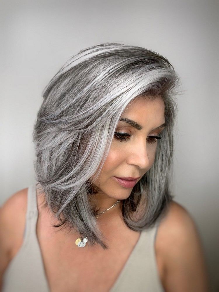 black gray hair is the trend