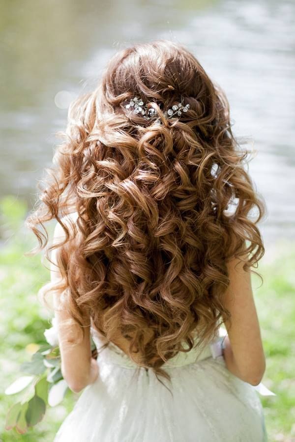 curls hairstyles wedding bridesmaids ideas