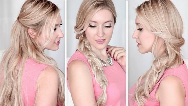 hairstyles for christmas party long hair braid