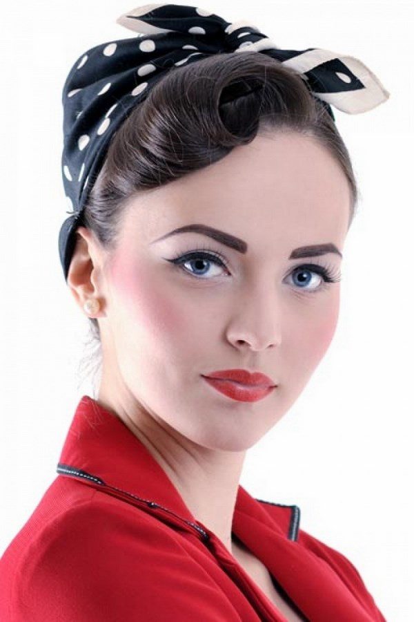 1950s pin up hairstyles fashionable look