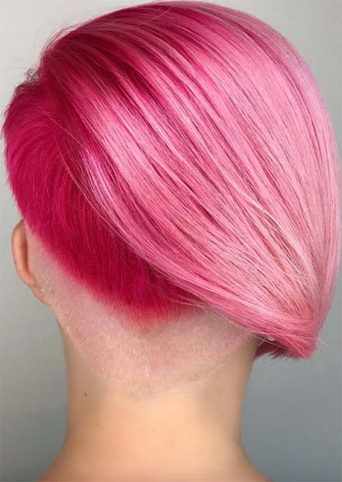 Acconciature corte sottosquadro per le donne: sottosquadri per le donne