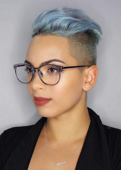 Acconciature corte sottosquadro per le donne: sottosquadri per le donne