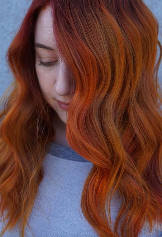 Nuances de couleur de cheveux roux: conseils de teinture pour les cheveux roux