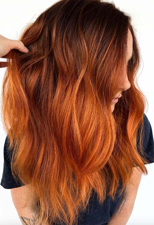 Nuances de couleur de cheveux roux: conseils de teinture pour les cheveux roux
