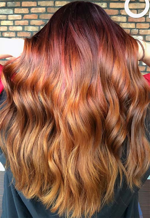 Nuances de couleur de cheveux roux: conseils de teinture pour les cheveux roux