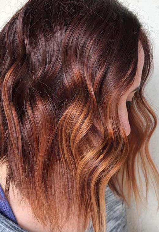 Tons de cor de cabelo ruivo: dicas de tintura de cabelo ruivo