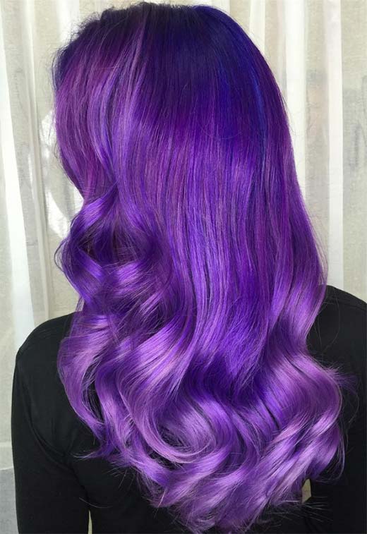 Ideas para teñir el cabello violeta/púrpura: Consejos para teñir el cabello de color púrpura