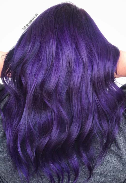 Ideas para teñir el cabello violeta/púrpura: Consejos para teñir el cabello de color púrpura