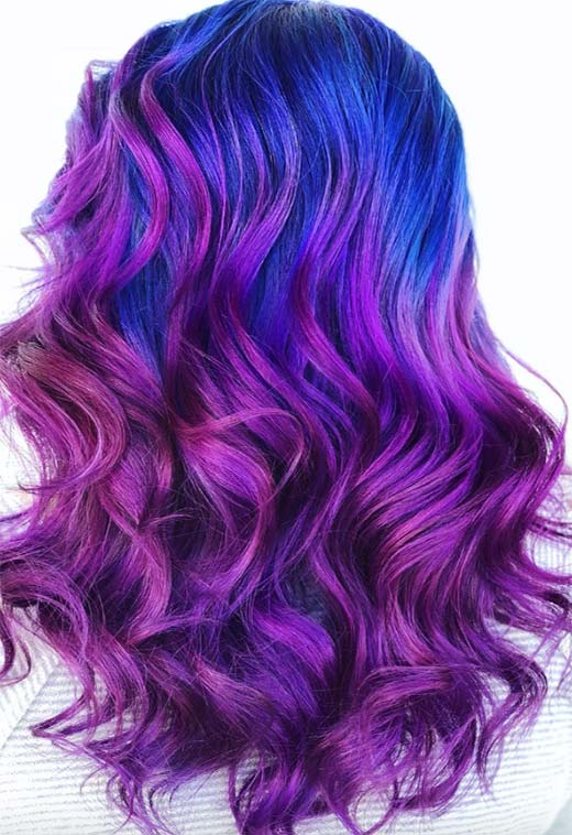 Ideas para teñir el cabello violeta/púrpura: Consejos para teñir el cabello de color púrpura