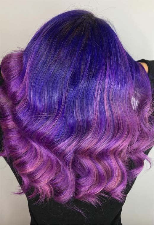 Ideas para teñir el cabello violeta/púrpura: Consejos para teñir el cabello de color púrpura