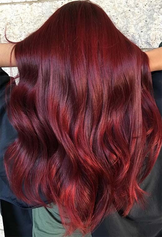 Tons de cor de cabelo Borgonha: Dicas de tintura de cabelo vinho / marrom / Borgonha