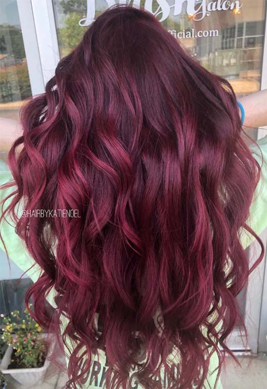 Tons de cor de cabelo Borgonha: Dicas de tintura de cabelo vinho / marrom / Borgonha