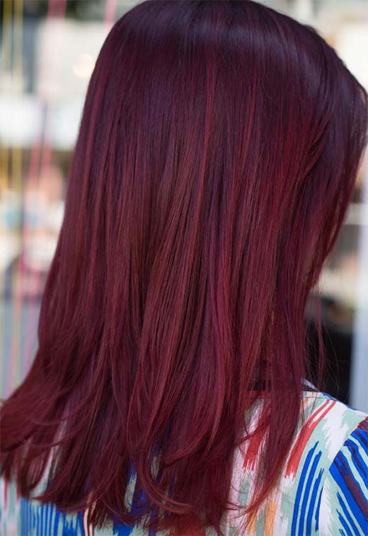 Tons de cor de cabelo Borgonha: Dicas de tintura de cabelo vinho / marrom / Borgonha
