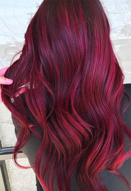 Tons de cor de cabelo Borgonha: Dicas de tintura de cabelo vinho / marrom / Borgonha