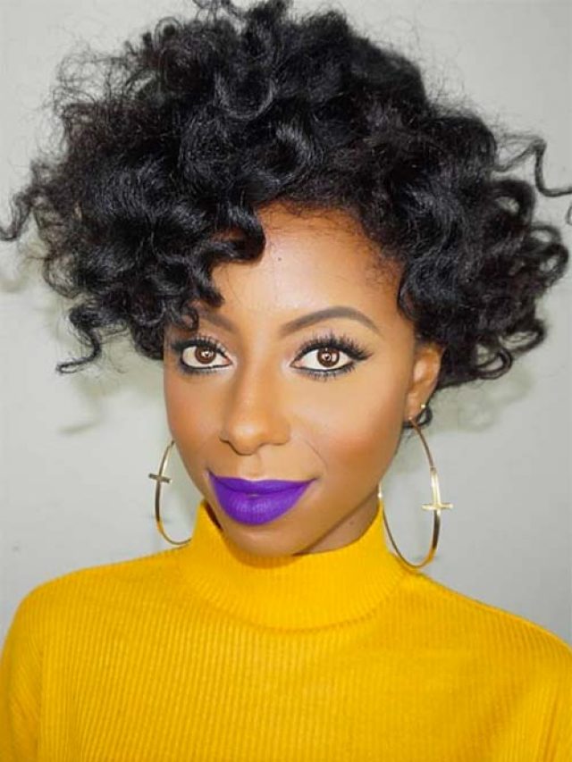 Coupe de cheveux courte 2023 pour cheveux bouclés