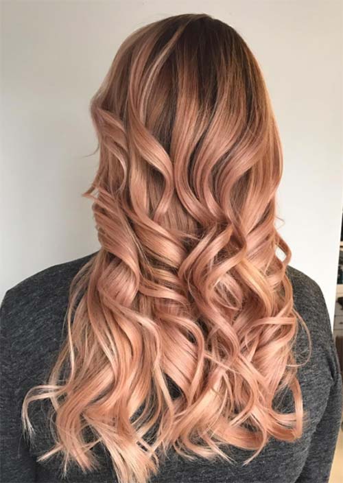 Idéias de cores de cabelo Rose Gold: Como obter o cabelo Rose Gold