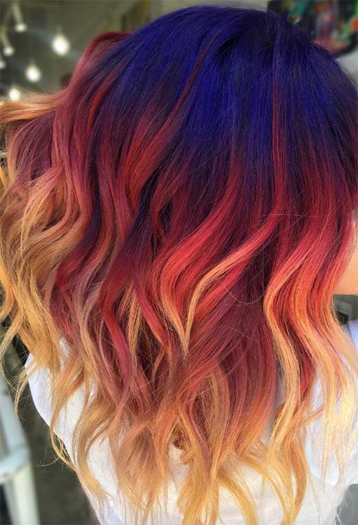 Comment obtenir des cheveux Sunset?