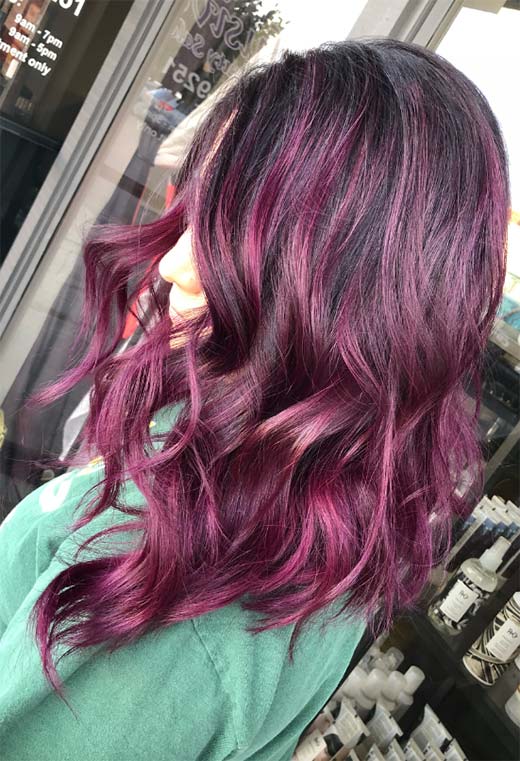 Tons de cor de cabelo de ameixa: dicas de tintura de cabelo de ameixa