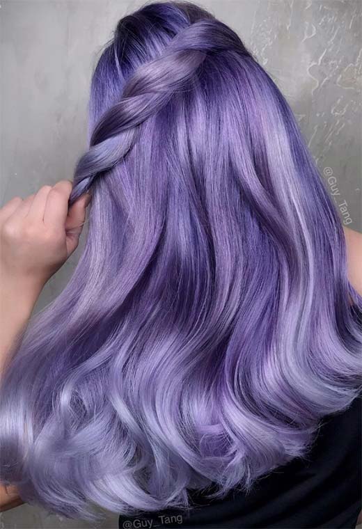 Tons de cor de cabelo de lavanda: dicas de tintura de cabelo de lavanda