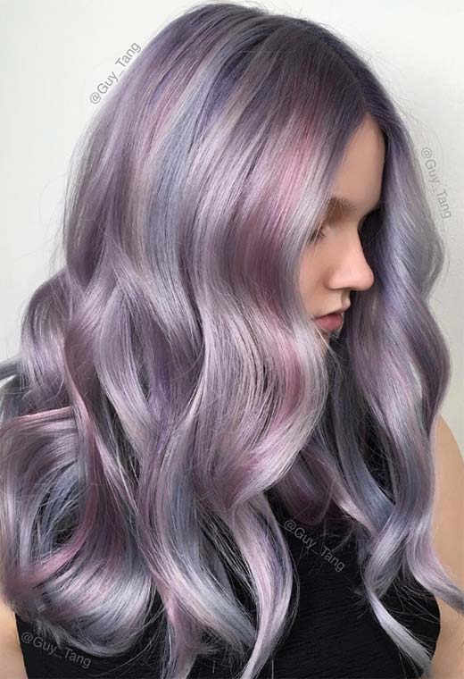 Tons de cor de cabelo de lavanda: dicas de tintura de cabelo de lavanda