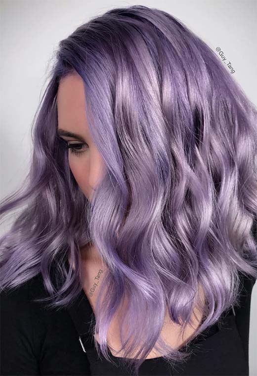 Tons de cor de cabelo de lavanda: dicas de tintura de cabelo de lavanda