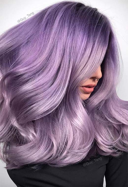 Tons de cor de cabelo de lavanda: dicas de tintura de cabelo de lavanda
