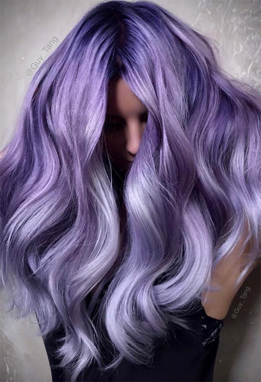 Tons de cor de cabelo de lavanda: dicas de tintura de cabelo de lavanda