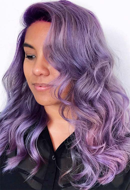 Tons de cor de cabelo de lavanda: dicas de tintura de cabelo de lavanda