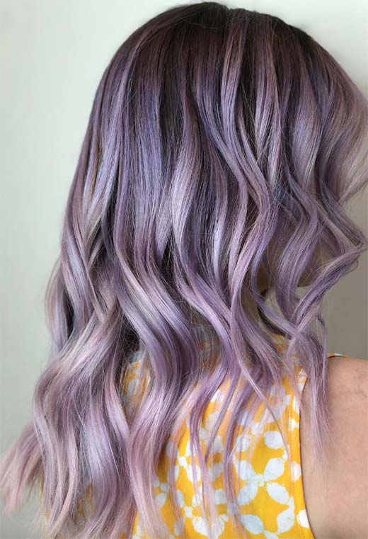 Tons de cor de cabelo de lavanda: dicas de tintura de cabelo de lavanda