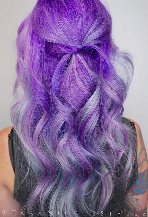 Tons de cor de cabelo de lavanda: dicas de tintura de cabelo de lavanda