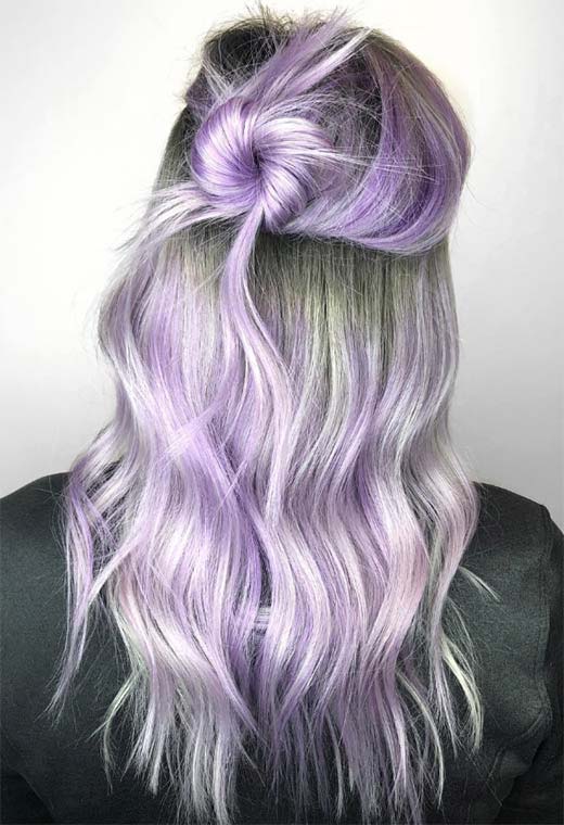 Tons de cor de cabelo de lavanda: dicas de tintura de cabelo de lavanda