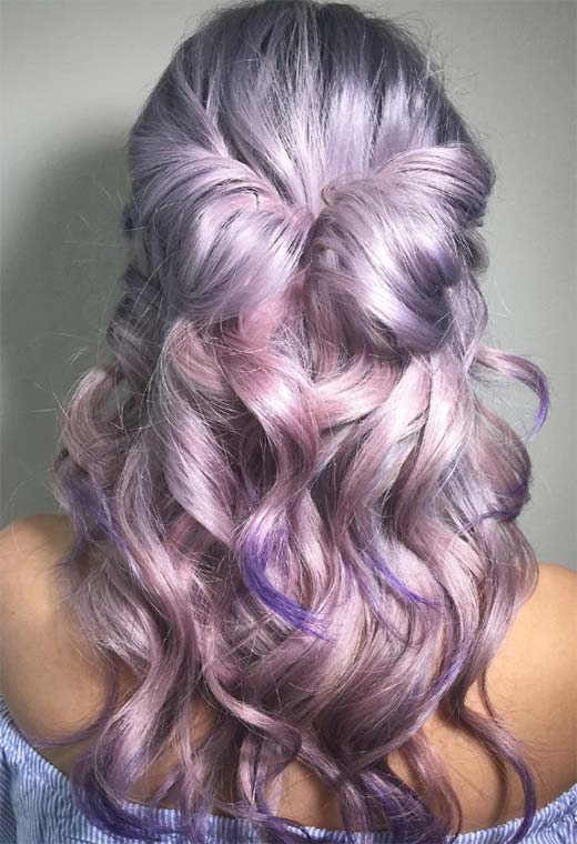 Tons de cor de cabelo de lavanda: dicas de tintura de cabelo de lavanda
