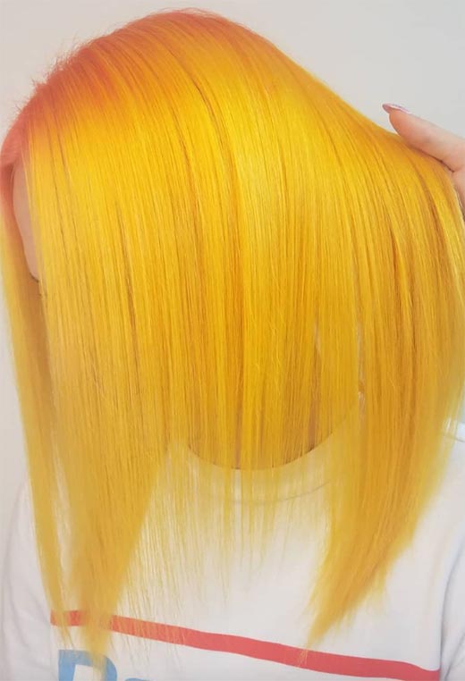 Nuances de couleur de cheveux jaunes: conseils de coloration des cheveux jaunes