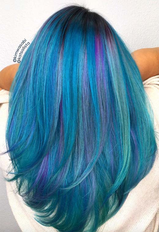 Tons de cor de cabelo azul: dicas de tintura de cabelo azul