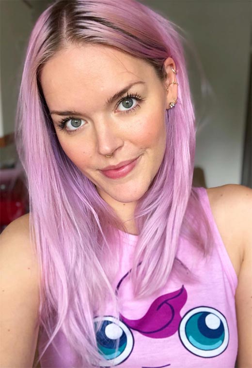 Como cuidar da cor do cabelo lilás