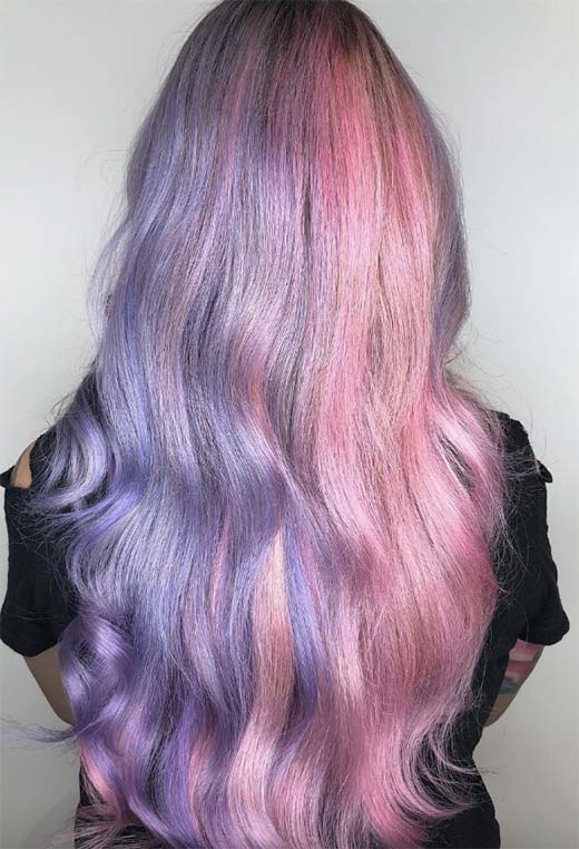 Como manter a cor do cabelo lilás