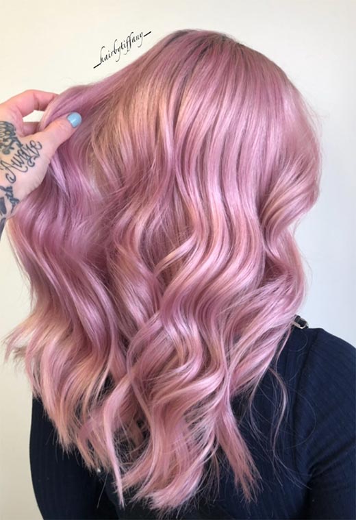 Mantendo a cor do cabelo rosa