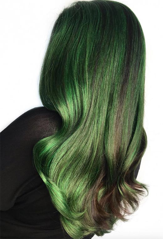 Como manter a cor do cabelo verde