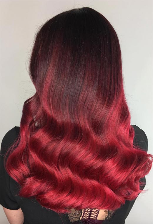 Como pintar o cabelo de vermelho