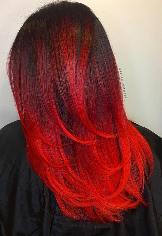 Como pintar o cabelo de vermelho