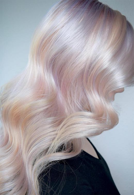 Tendencia de cabello de nácar: ideas de color de cabello de perla