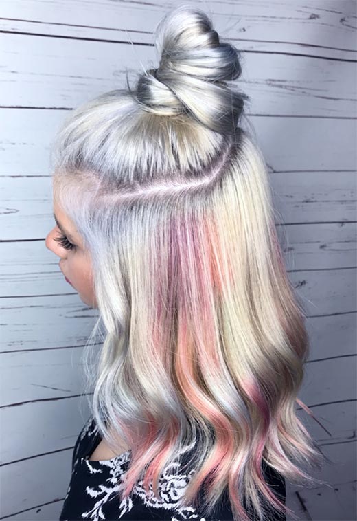 Tendencia de cabello de nácar: ideas de color de cabello de perla